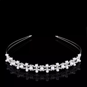 Crystal and Pearl Headband Tiara